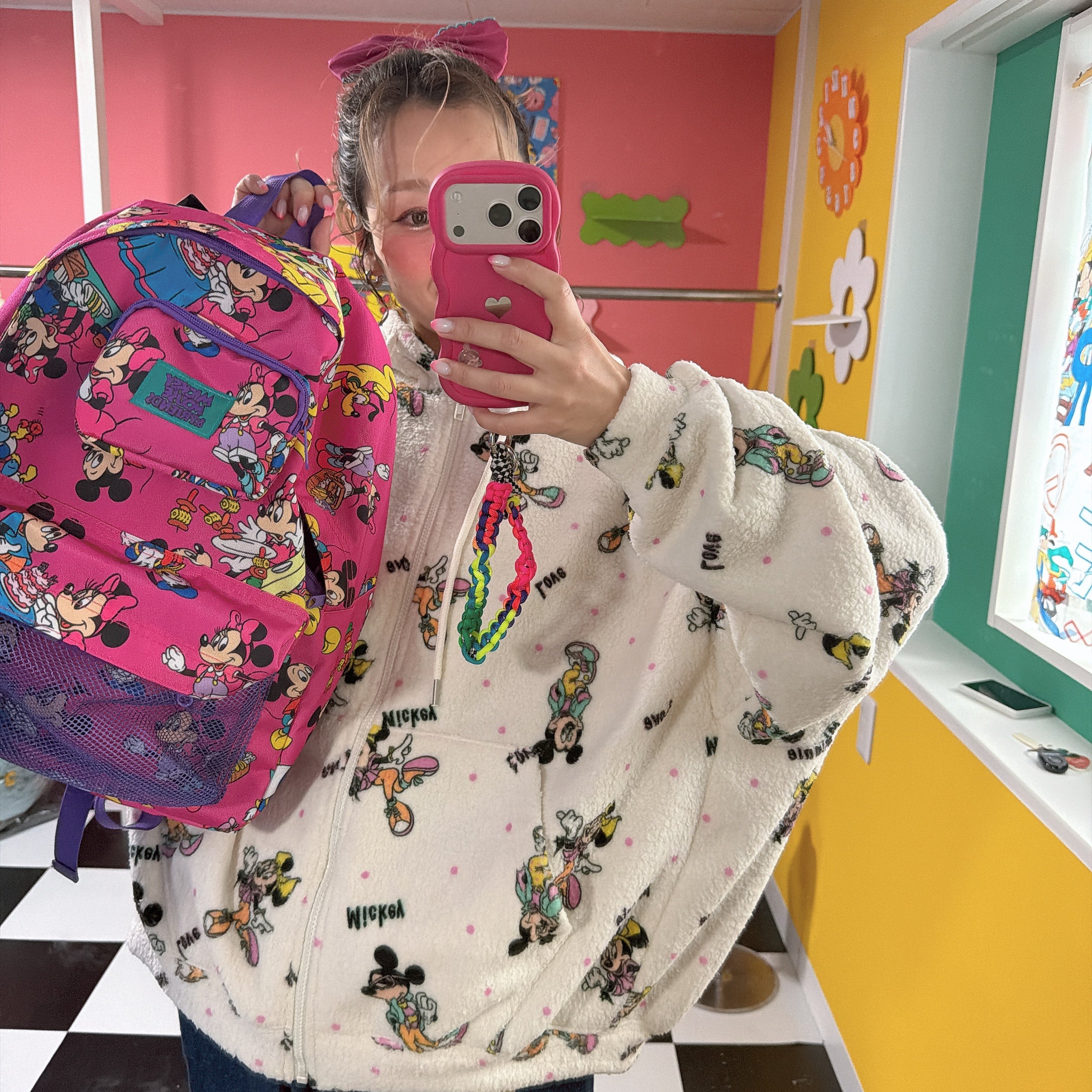 ⭐︎ミッキーフレンズのみ特別再生産⭐︎ ディズニー総柄リュックシリーズ 4月下旬〜5月上旬のお届け予定