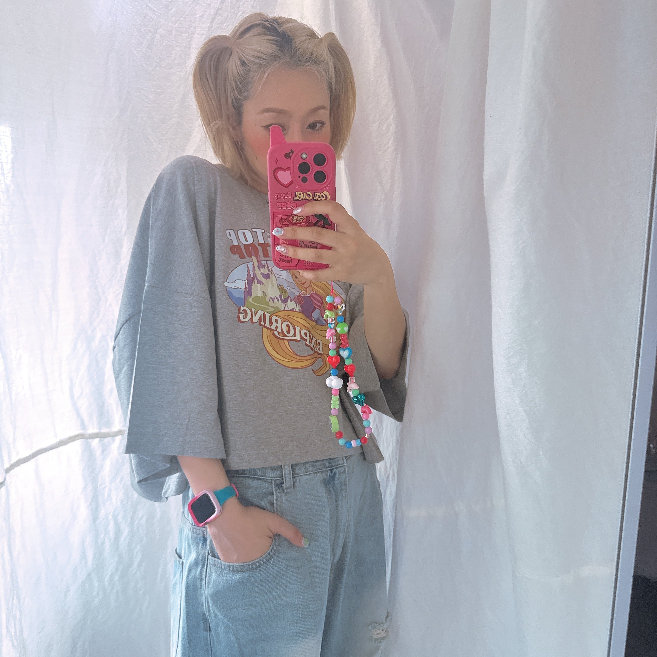 Limited quantity, 2 colors, Rapunzel short length TEE, scheduled to ship in July