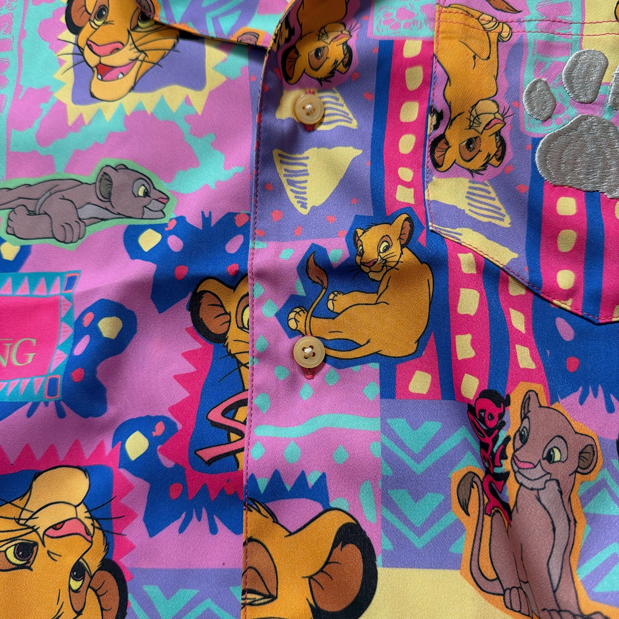 *Reservation* 5 types of DISNEY NOSTALGICA all-over print set-up (top and bottom sold separately) Scheduled to ship from early to mid-August