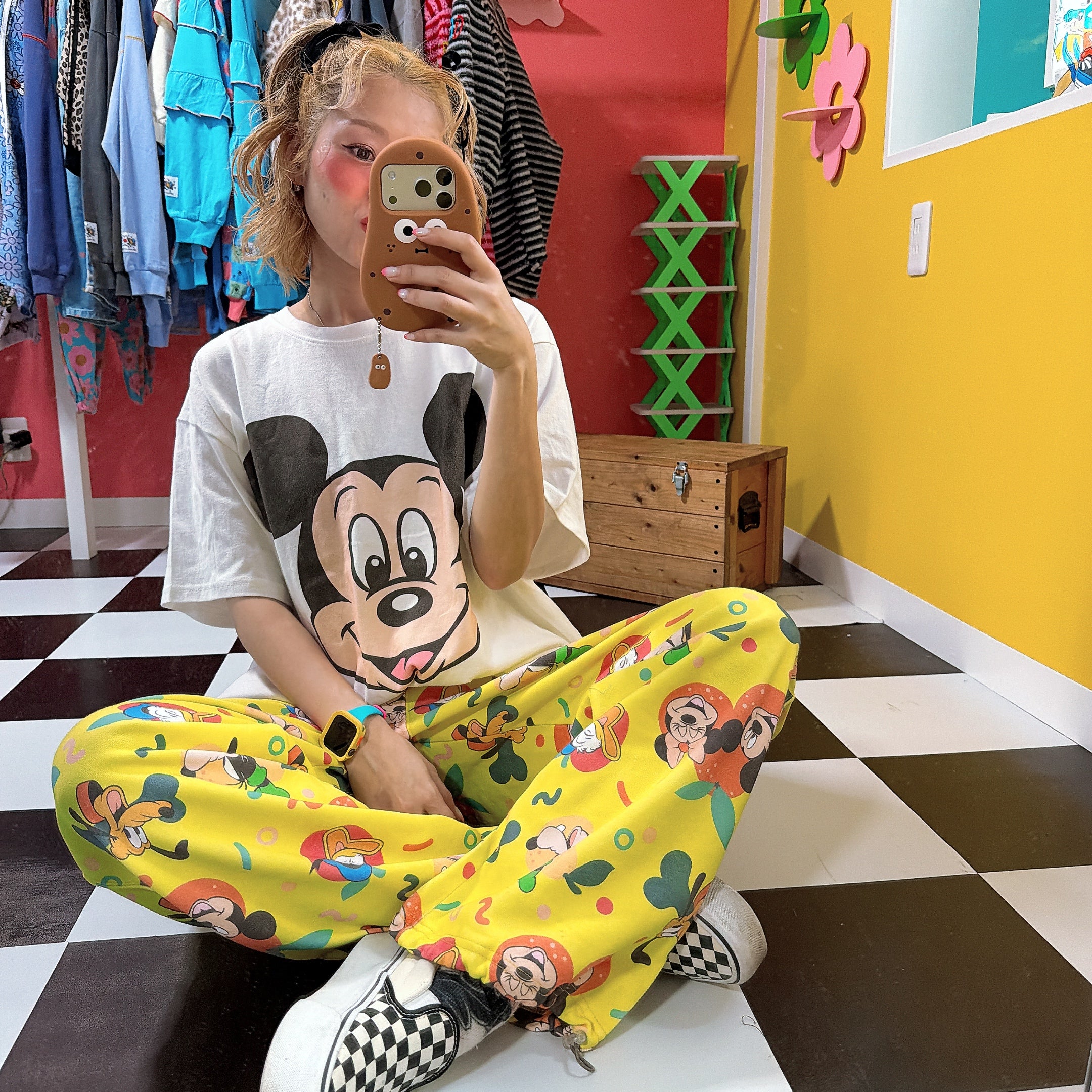 ※予約※2色 ミッキーフェイスTEE 2月中の出荷予定