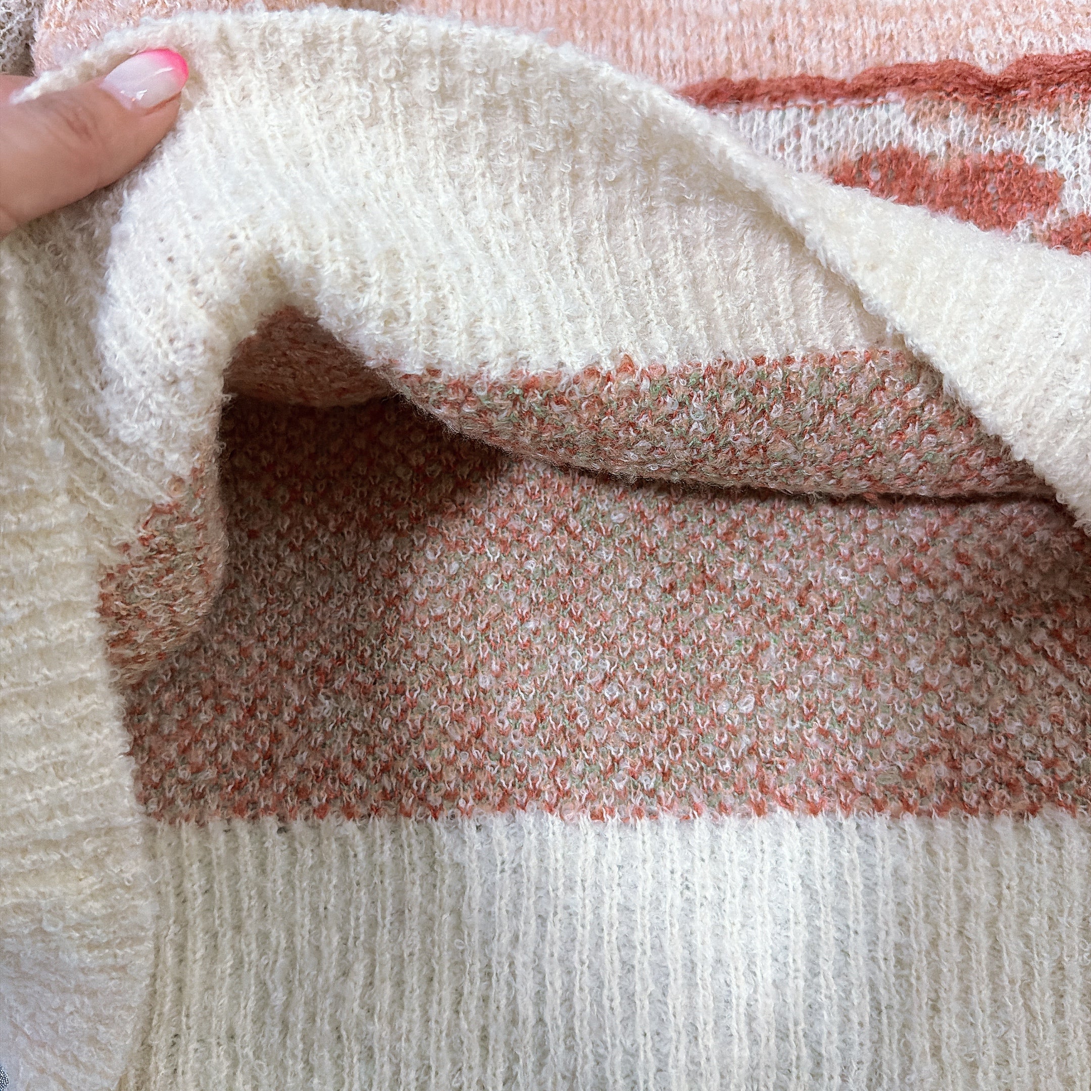 ※上限あり予約※4色 ヴィンテージフラワーニット  1月中の出荷予定