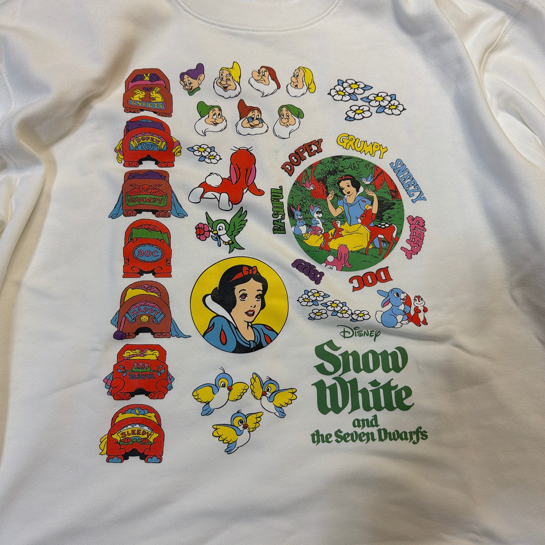 ※予約※2種類 NOSTALGICA DISNEY シンデレラ&白雪姫レトロスウェット  2月中の出荷予定