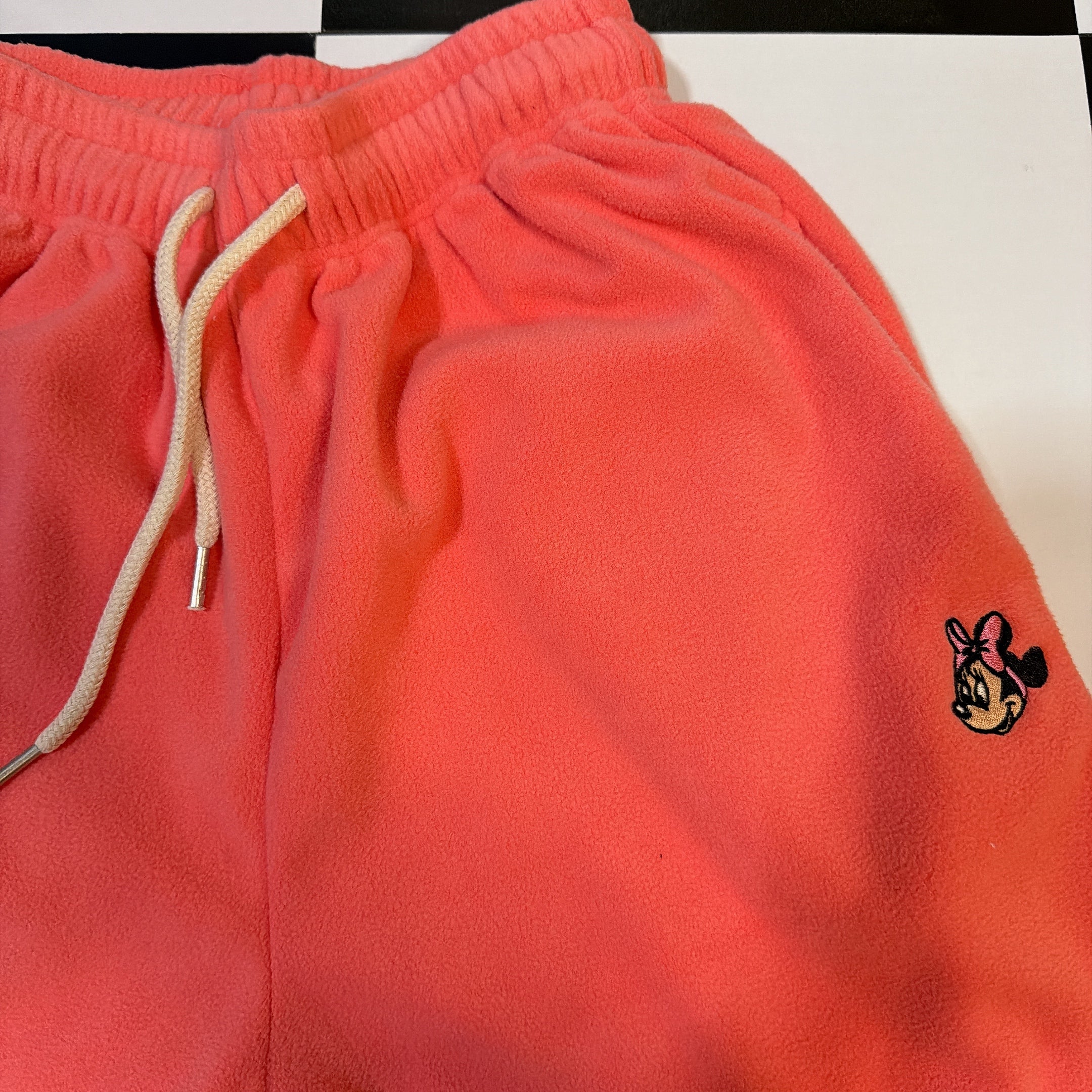 ※予約※6色 ミニーワッペンフリースパンツ  2月中の出荷予定