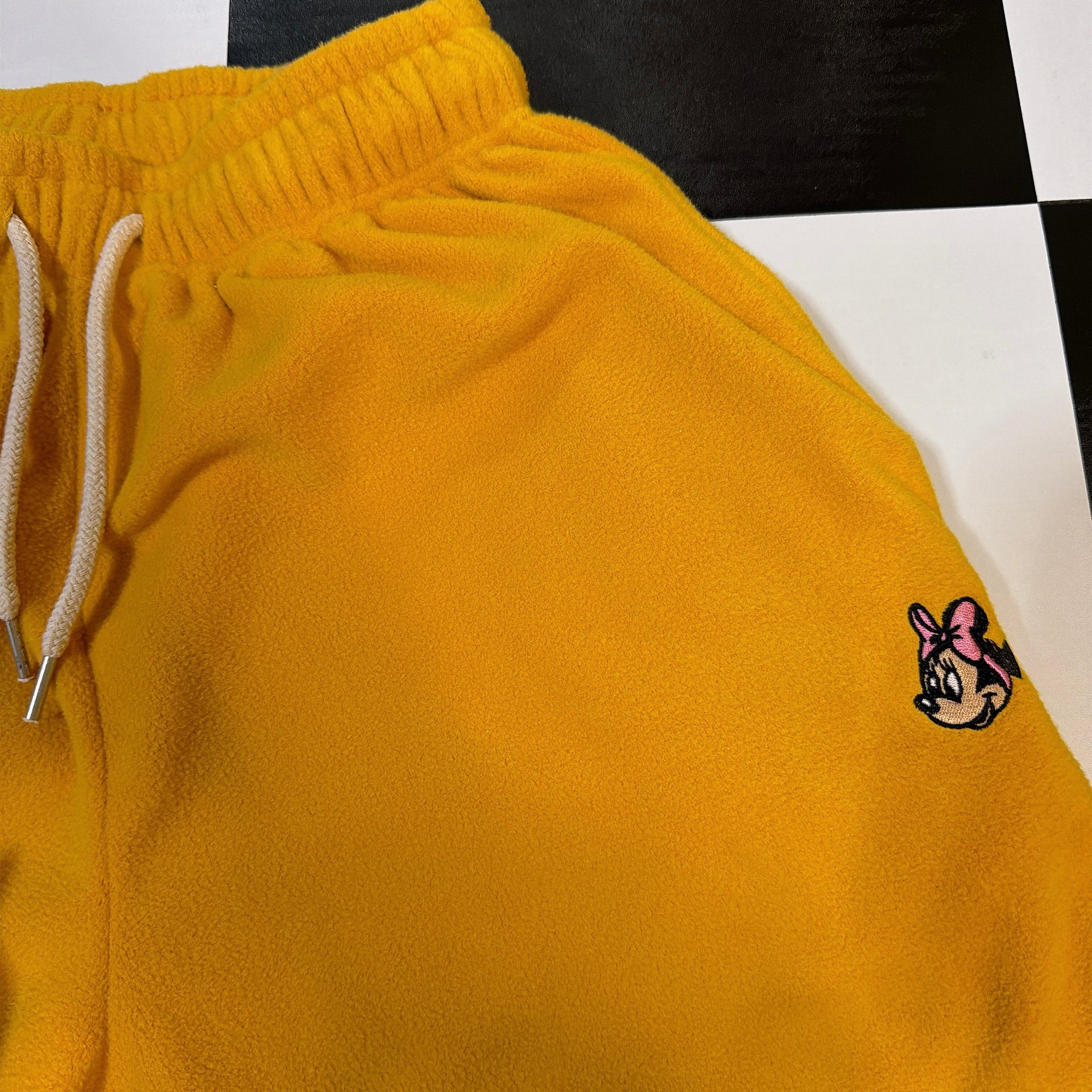 ※予約※6色 ミニーワッペンフリースパンツ  2月中の出荷予定