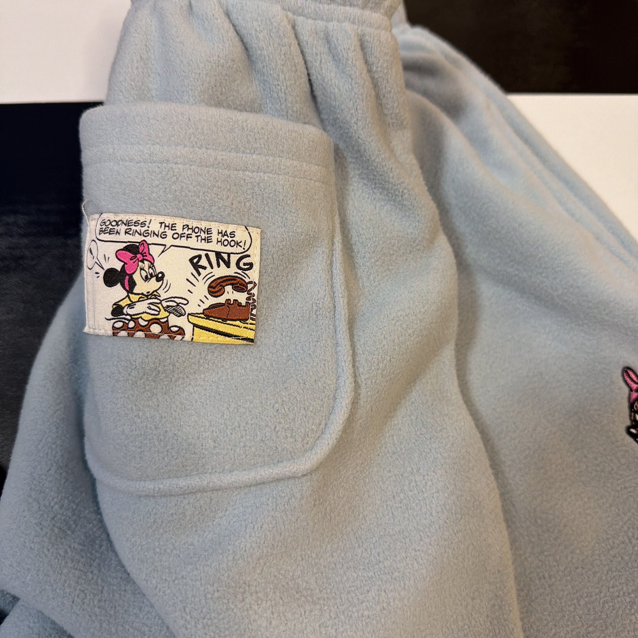 ※予約※6色 ミニーワッペンフリースパンツ  2月中の出荷予定