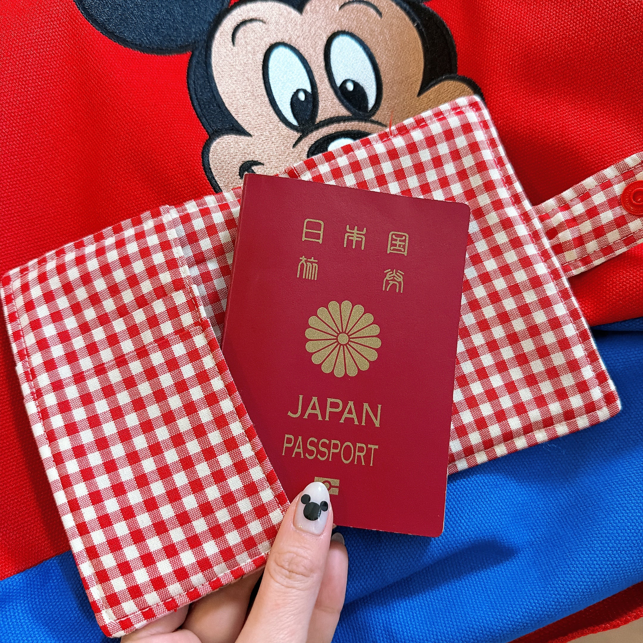 ※予約※2色 ミッキーキルティングケース  2月下旬ごろの出荷予定