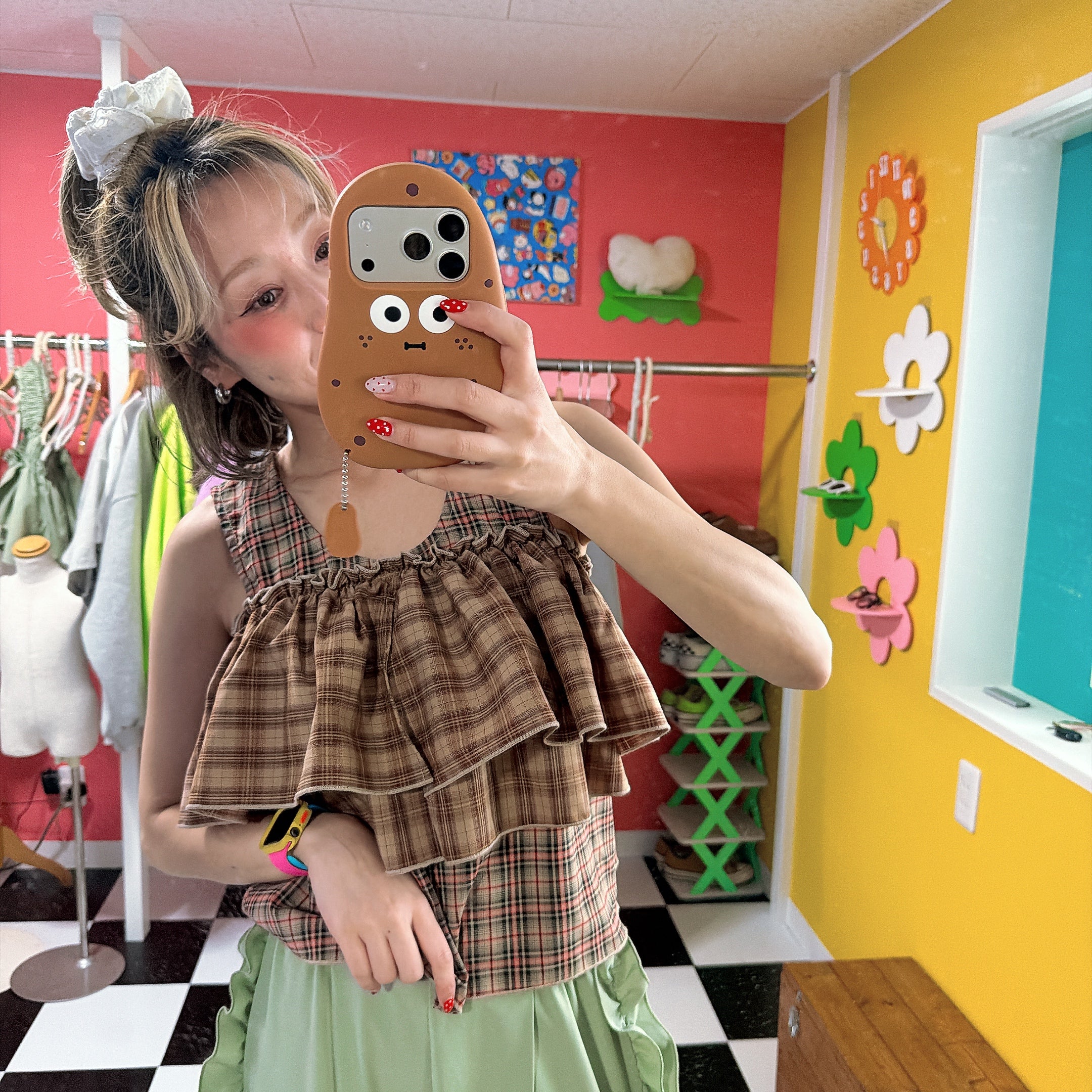 ※予約※2種類 いろんな着方が出来るブラウス 2月中旬ごろのお届け予定