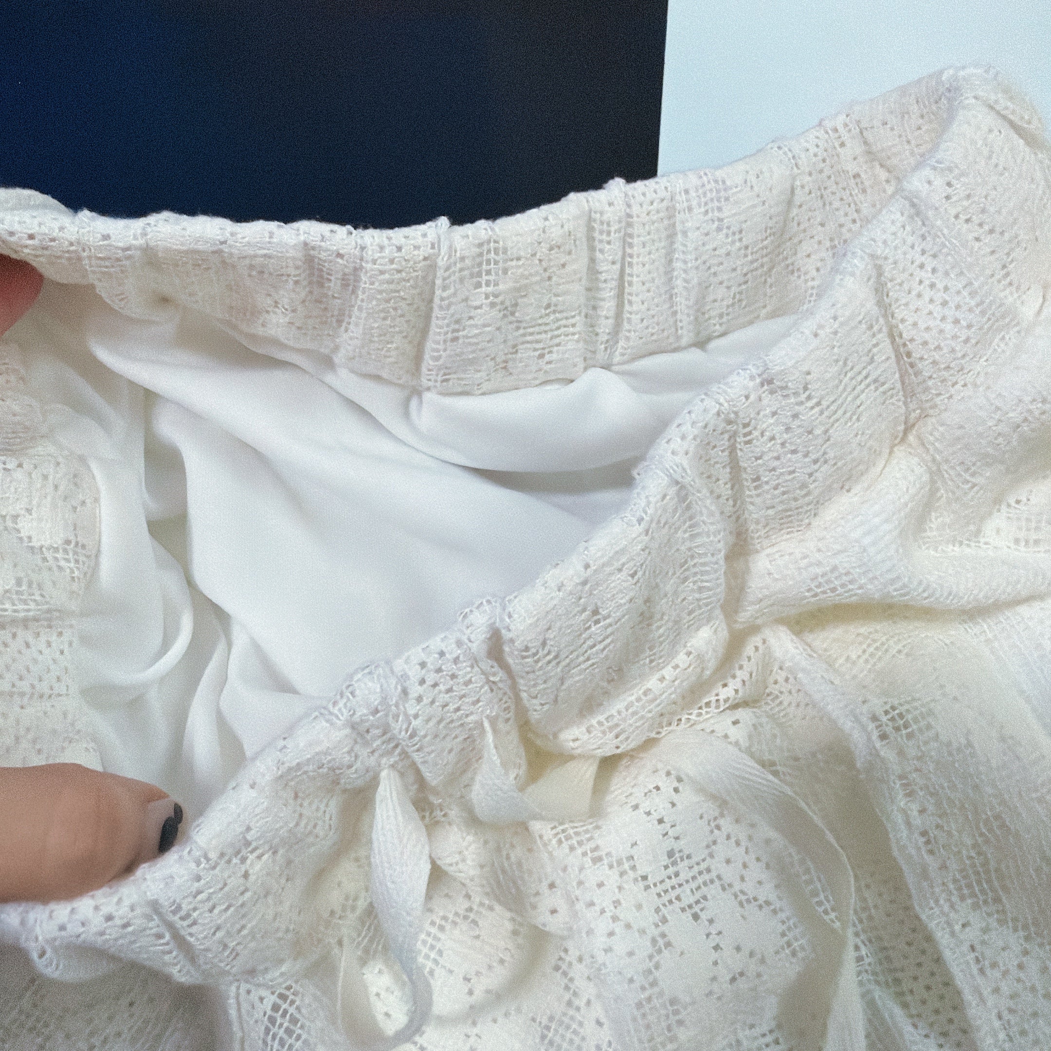 ※予約※レースホワイトパンツ 3月上旬ごろのお届け予定