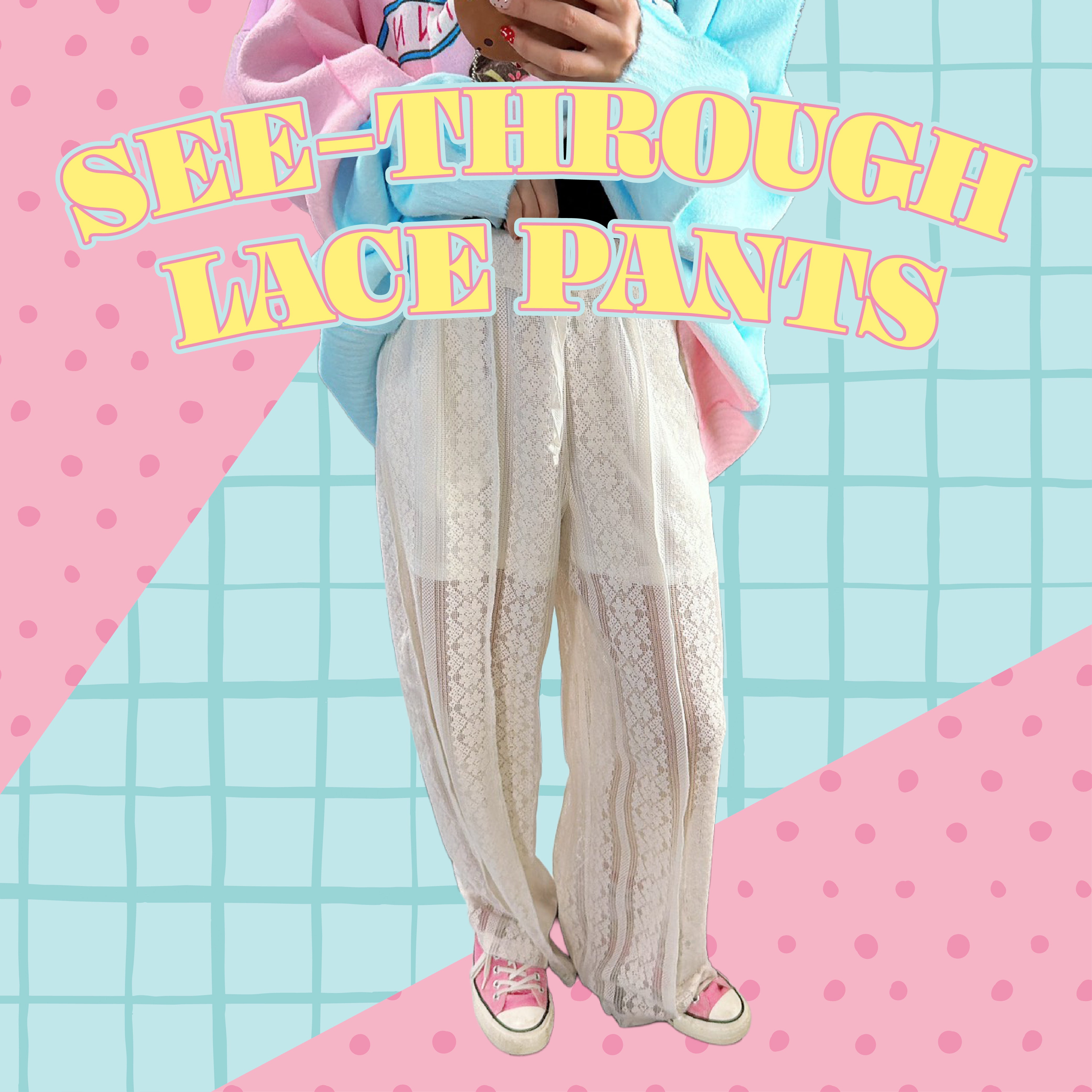 ※予約※レースホワイトパンツ 3月上旬ごろのお届け予定