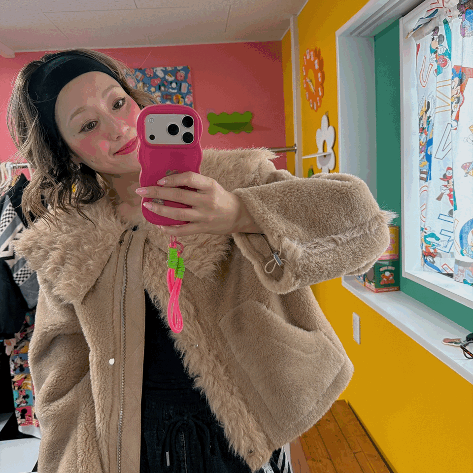 ※予約※2色 セーターカーラームートンジャケット 1月中の出荷予定