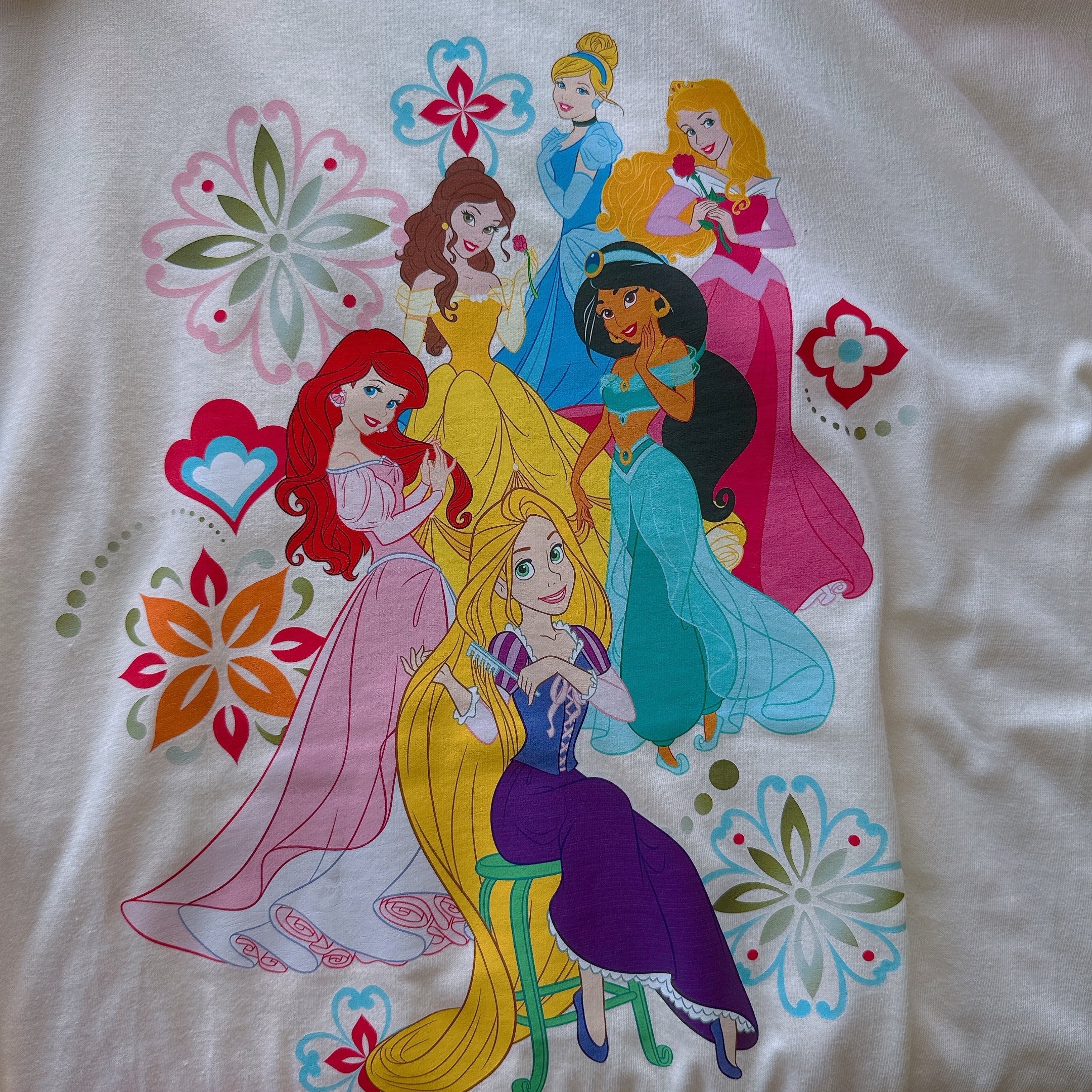 即納 2色 ディズニープリンセスTEE