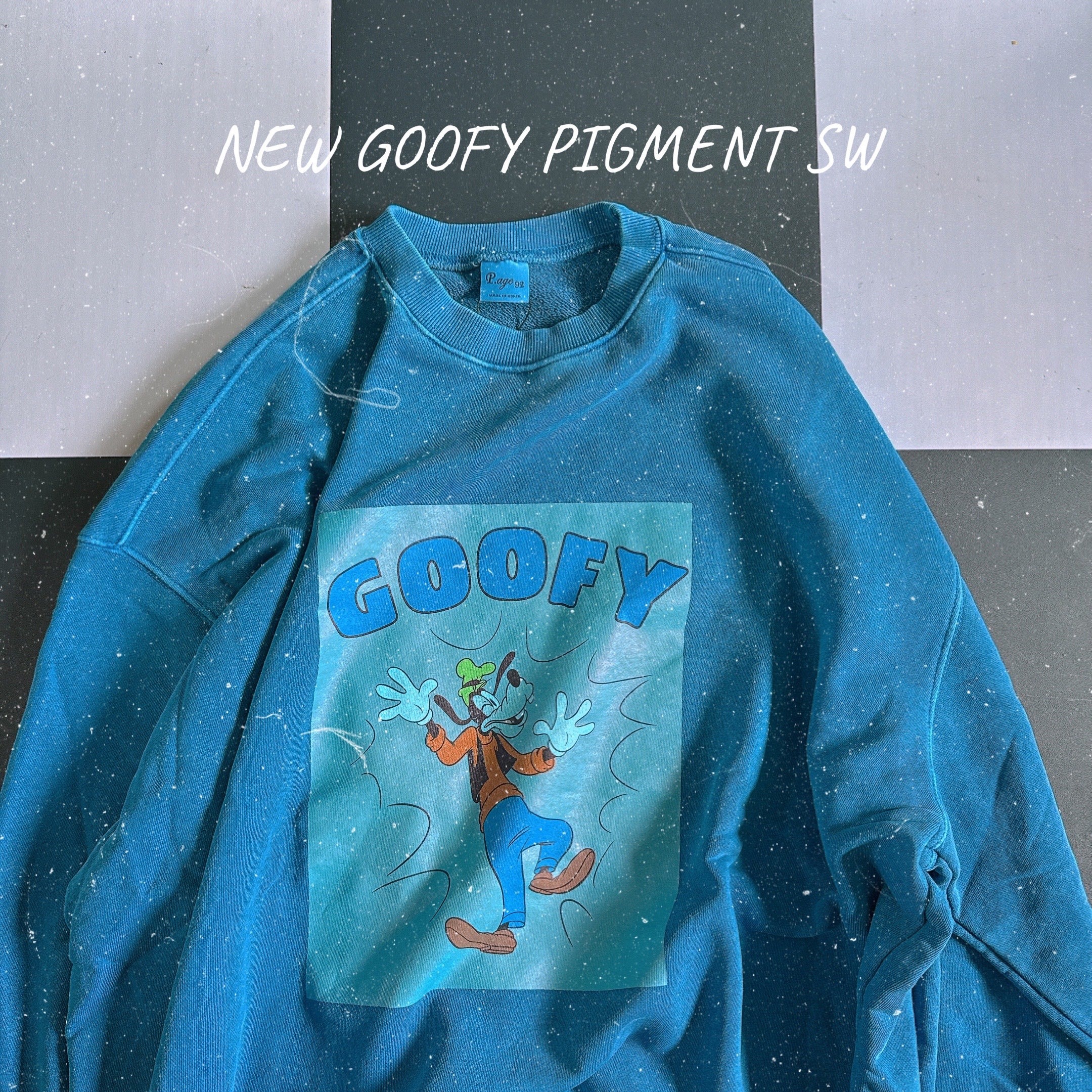 Resale Pigment Blue Goofy Sweatshirt Scheduled to ship in early September