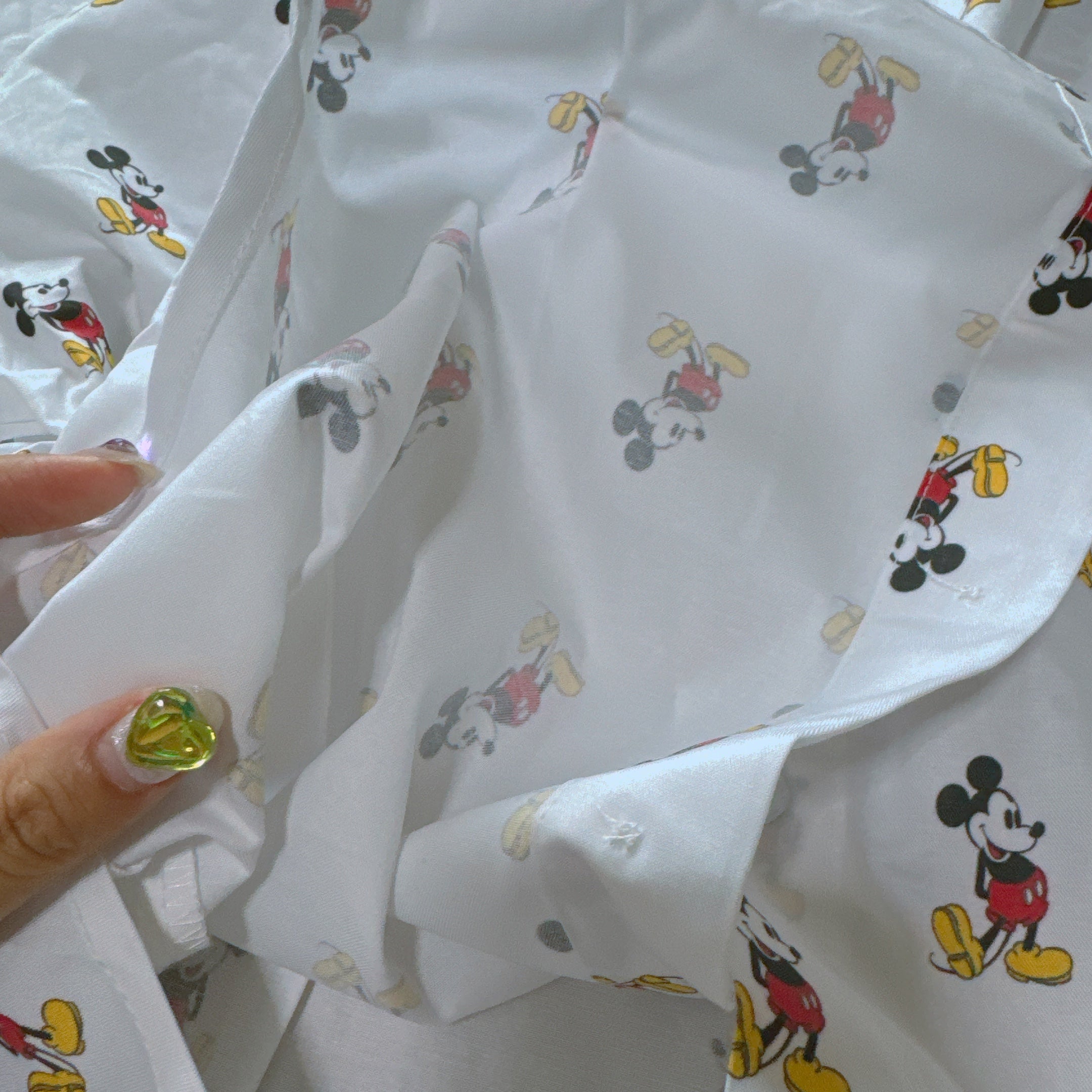 Ready to ship Mickey Mouse print shirt