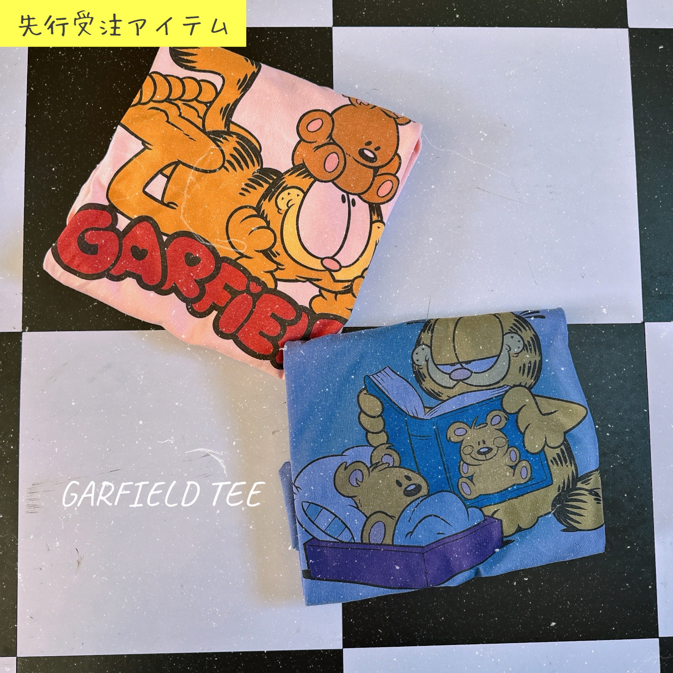 *Re-order* Pre-order item! Two types of Garfield TEE Scheduled to be shipped in August